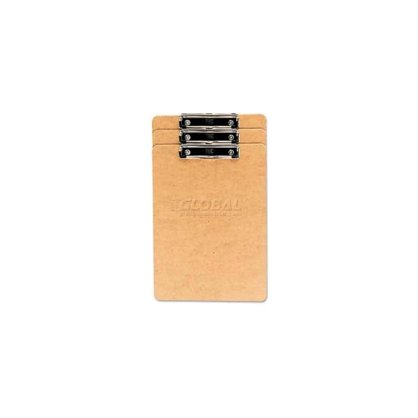 Universal Universal Recycled Clipboard, 1/2" Capacity, Holds 8-1/2w x 14h, Brown, 3/Pack UNV05563*** - main